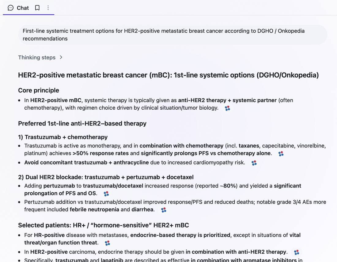SynGuide: guideline answer with citations